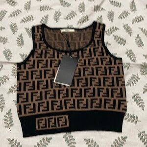 Women’s Black Santana Knit tank top size 36